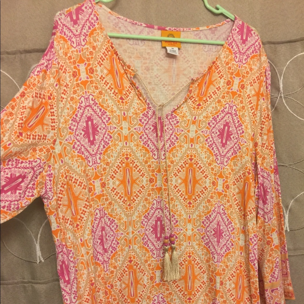 3/4 sleeve Boho style blouse